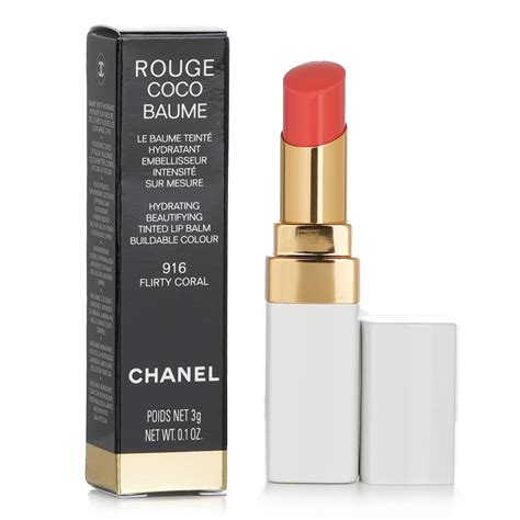 chanel lipstick 916|ROUGE COCO BAUME HYDRATING BEAUTIFYING TINTED .